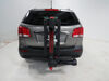 2013 kia sorento  hanging rack folding swing-away yakima fullswing bike for 4 bikes - 2 inch hitches swing away