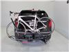 2018 cadillac xt5  platform rack folding tilt-away yakima holdup evo bike for 2 bikes - inch hitches wheel mount