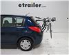 2012 nissan versa  2 bikes fits most factory spoilers on a vehicle