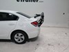 2013 honda civic  2 bikes fits most factory spoilers on a vehicle