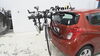 2021 chevrolet spark trunk bike racks yakima 2 bikes fits most factory spoilers y02634