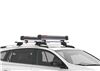 roof rack clamp on yakima freshtrack 6 ski and snowboard carrier - locking pairs of skis or 4 boards