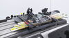 0  roof rack 2 snowboards 4 pairs of skis yakima fatcat evo ski and snowboard carrier - locking or boards
