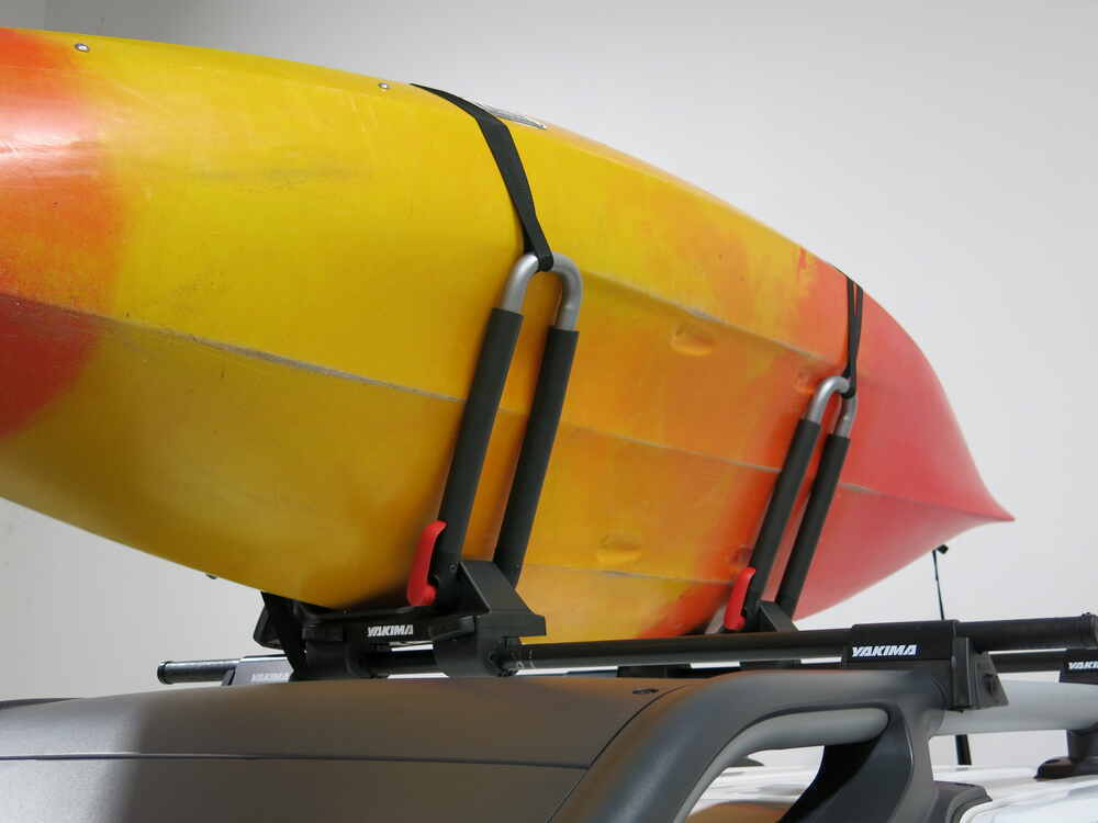 Yakima Jaylow Kayak Roof Rack W Tie Downs J Style Folding Clamp