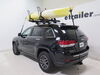 2021 jeep grand cherokee  kayak paddle board aero bars factory round square elliptical yakima showdown or sup carrier and lift assist w/ tie-downs - side loading clamp on