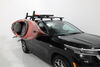2023 kia seltos  kayak paddle board roof mount carrier yakima showdown or sup rack and lift assist w/ tie-downs - saddle style clamp on