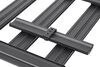 complete roof systems platform rack yakima locknload for crossbars - aluminum 55 inch long x 49 wide