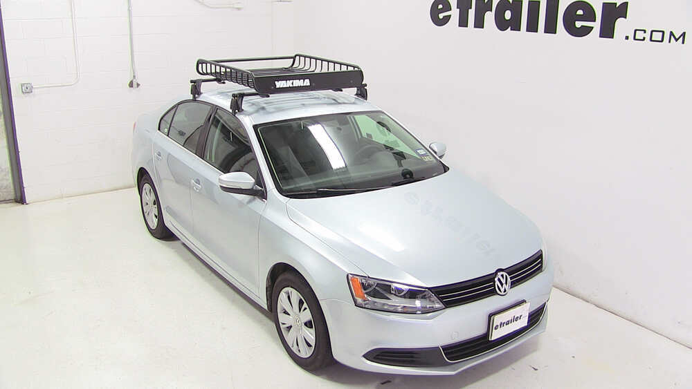 Volkswagen Jetta Yakima LoadWarrior Roof Rack Cargo Basket Steel 44