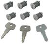yakima same key system (sks) lock cores (qty 6)