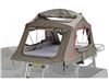 roof tent 2 person yakima skyrise hd for rack crossbars - 400 lbs tan and red
