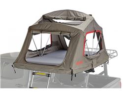 Yakima SkyRise HD Tent for Roof Rack Crossbars - 2 Person - 400 lbs - Tan and Red - Y07436