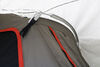 roof top tent yakima skyrise hd for rack crossbars - 3 person 600 lbs tan and red