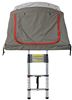 roof top tent 3 person yakima skyrise hd for rack crossbars - 600 lbs tan and red