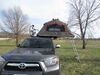 0  roof top tent yakima skyrise hd for rack crossbars - 3 person 600 lbs tan and red