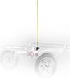 trailers watersport carriers safety pole and clip for yakima rack roll trailer