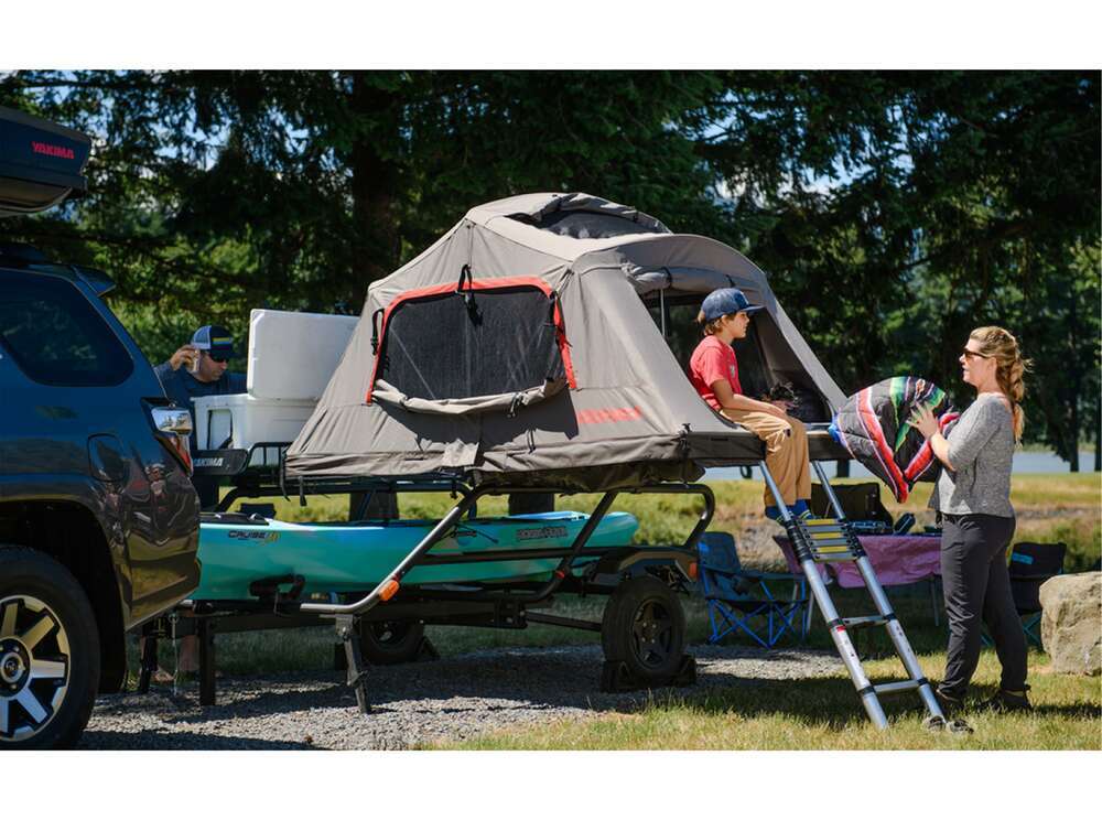 Yakima EasyRider Double Decker Trailer with SkyRise HD Tent - 3 Person ...