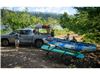 0  crossbar style yakima easyrider double decker trailer - 14-1/2' long 78 inch hd crossbars 500 lbs