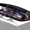 0  aero bars factory round square yakima grandtour lo rooftop cargo box - 15 cubic ft glossy black