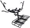 platform rack 2 bikes yakima exo swing away bike w/ cargo carrier - inch hitches