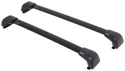 Yakima BaseLine FX Roof Rack for Naked Roofs - JetStream Aero Crossbars - Aluminum - Black - Qty 2 - Y56UV