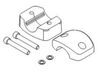 yakima accessories and parts ladder racks replacement clamp assembly for outdoorsman rack - qty 1