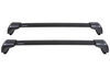 crossbars yakima baseline fx roof rack for naked roofs - jetstream aero aluminum black qty 2