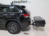 2021 jeep grand cherokee  enclosed carrier fits 2 inch hitch yakima exo swing away cargo - hitches 10 cu ft 100 lbs
