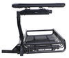 enclosed carrier flat swing away yakima exo ski and snowboard w/ cargo - 2 inch hitches