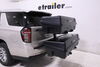 2023 chevrolet tahoe  enclosed carrier fits 2 inch hitch yakima exo swing away storage system w/ cargo carriers - hitches