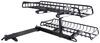 flat carrier swing away yakima exo storage system w/ 2 cargo carriers - inch hitches