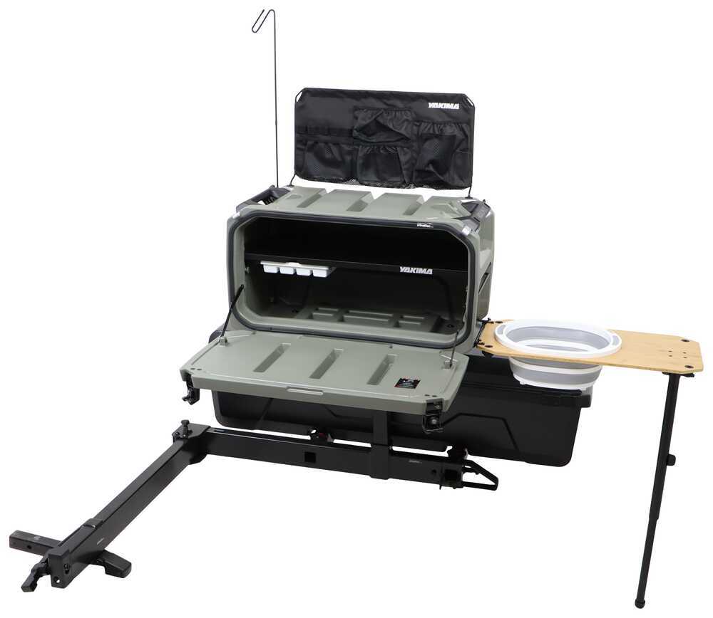 Yakima EXO Swing Away Camping Kitchen w/ Enclosed Cargo Carrier 2