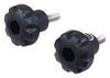 roof rack replacement adjustment knobs for yakima railgrab towers - qty 2