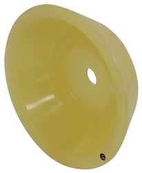 Yates Bow Bell for Boat Trailer Rollers - TPR - 4-1/2" Diameter - 1/2" Shaft - Yellow - YR325Y