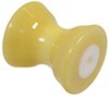 3-1/4 inch diameter 3-3/4 long yates bow roller for boat trailers - tpr 4 1/2 shaft yellow
