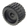 5 inch diameter yates ribbed wobble roller - heavy-duty rubber 1-1/8 shaft