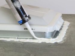 using sealant to seal rv vent. 