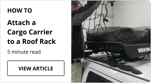 "How to Attach a Cargo Carrier to a Roof Rack" article.