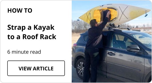 "How to Strap a Kayak to a Roof Rack" guide.
