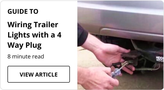 "How to Wire Trailer Lights with a 4 Way Plug" article.