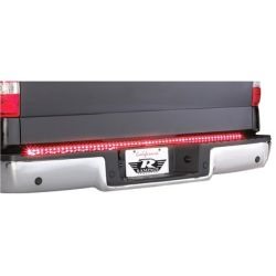 led light bar on bumper of truck. 