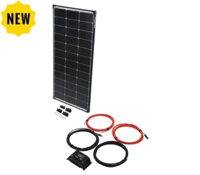 etrailer Solar Charging System with Digital Solar Controller.